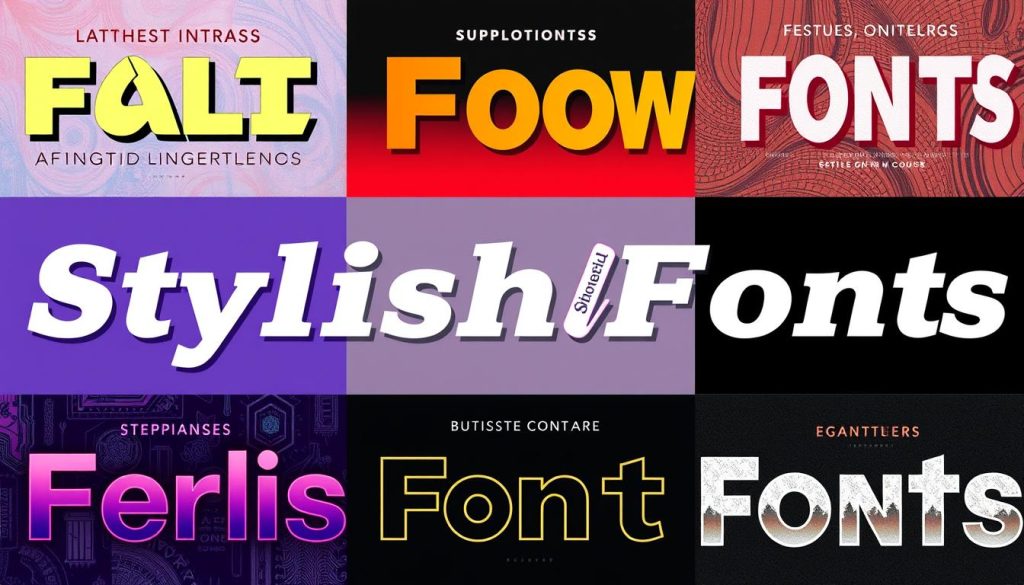 Cool text styles available in PixelLab